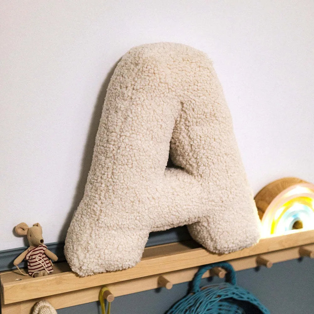 Soft Lambswool Alphabet Cushion