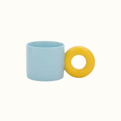 Round Handle Ceramic Mug – 350ml