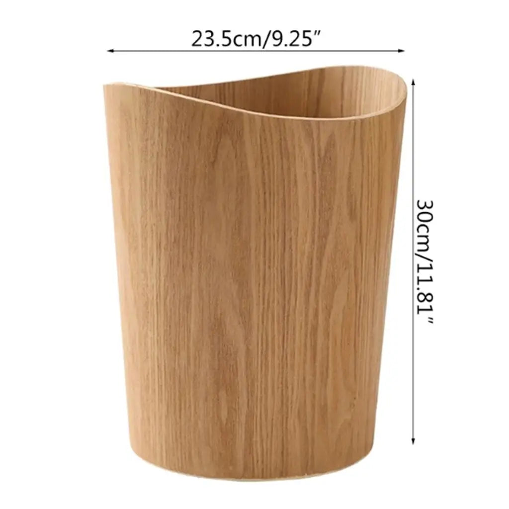 Wooden Veneer Waste Bins