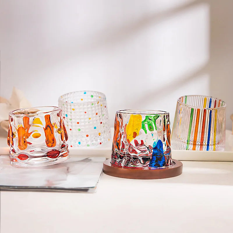 Luster Spin Hand-Painted Tumbler