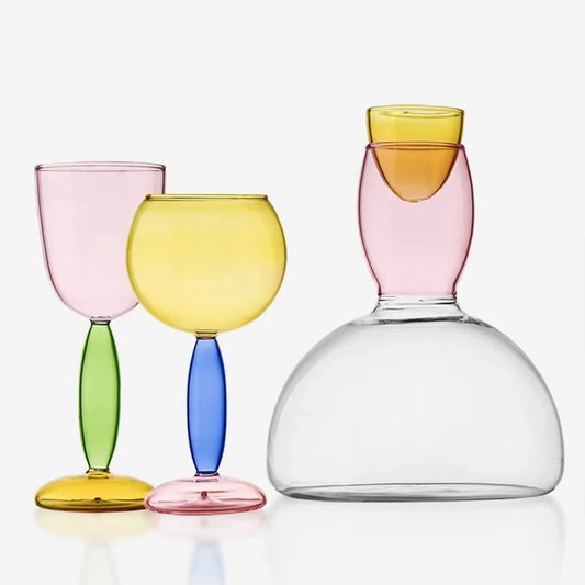 Vibrant Stem Wine Glass