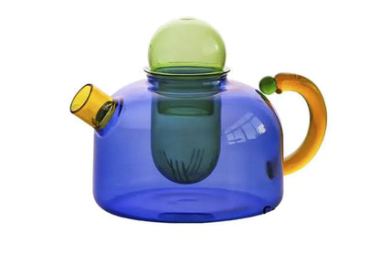 Aura Glass Teapot Mug