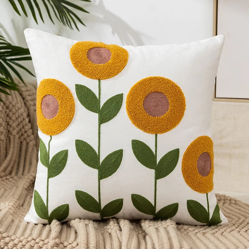 Towering Flowering Pillow