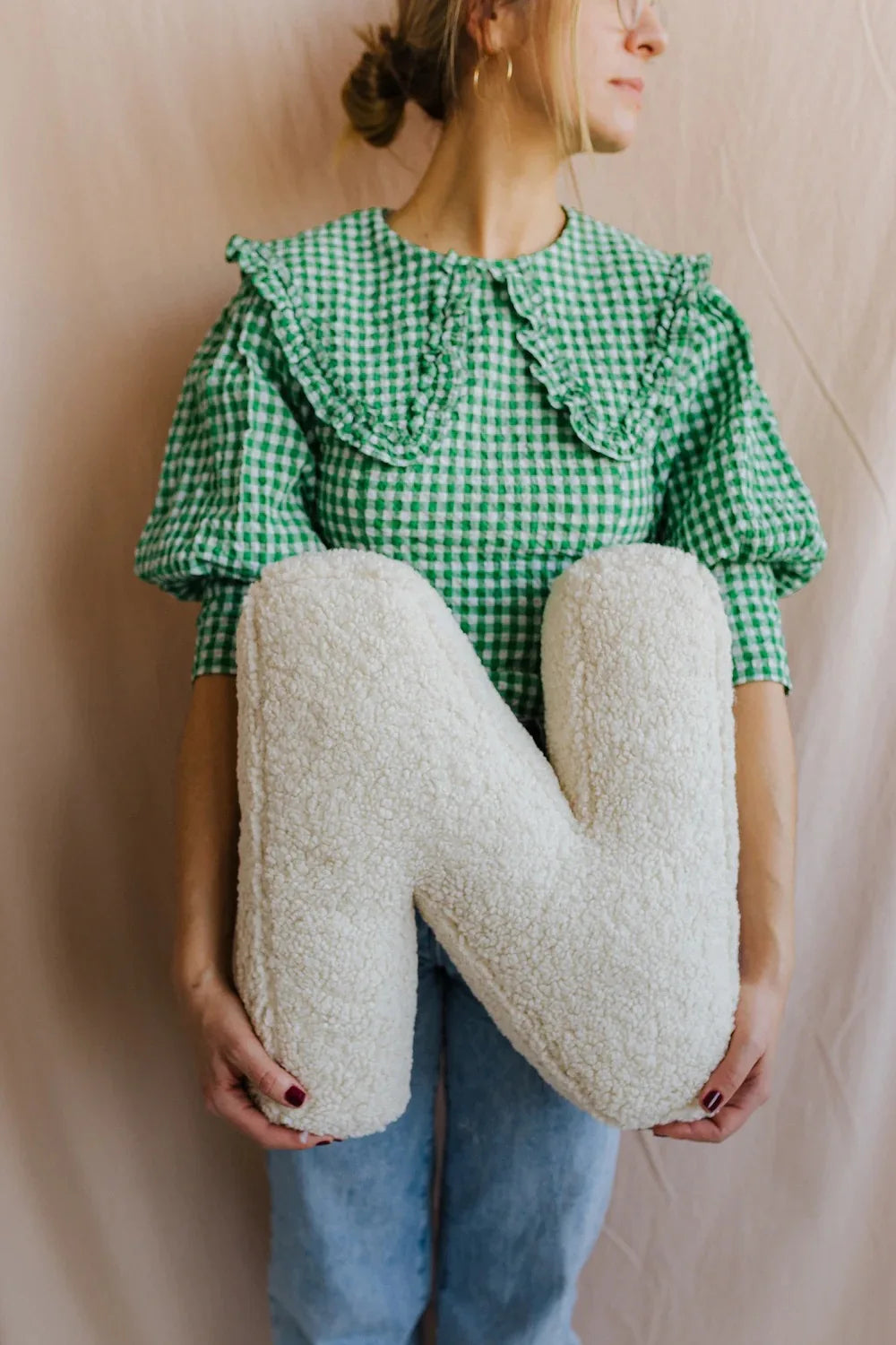 Soft Lambswool Alphabet Cushion