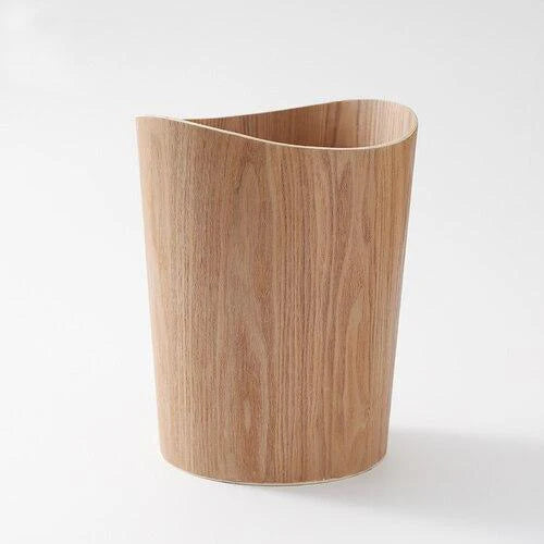 Wooden Veneer Waste Bins
